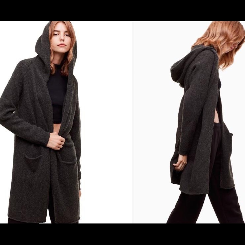 Aritzia // TNA Dorset Sweater Hooded Cardigan